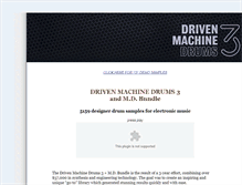 Tablet Screenshot of drivenmachinedrums.com